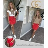 image:imageGRECERELLE 2026 Active Skirt for Women with 4 Side Pockets Casual Athletic Tennis Golf Skorts with ShortsRed