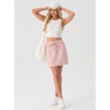 image:imageGRECERELLE 2026 Active Skirt for Women with 4 Side Pockets Casual Athletic Tennis Golf Skorts with ShortsRose Pink