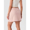 image:imageGRECERELLE 2026 Active Skirt for Women with 4 Side Pockets Casual Athletic Tennis Golf Skorts with ShortsRose Pink