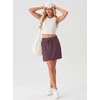 image:imageGRECERELLE 2026 Active Skirt for Women with 4 Side Pockets Casual Athletic Tennis Golf Skorts with ShortsRosewood