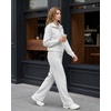 image:imageGRECERELLE Womens Lounge Sets 2 Piece Sweatsuit Outfits Matching TracksuitHeather Grey