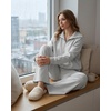 image:imageGRECERELLE Womens Lounge Sets 2 Piece Sweatsuit Outfits Matching TracksuitLight Gray